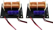 JINGERL 300W Subwoofer Crossover Filter with Cable 125Hz Woofer Ultra Low Frequency Divider for 5-12 Inch Subwoofer Speaker 2pcs