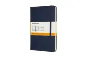 MOLESKINE NOTEBOOK MEDIUM RULED SAPPHIRE BLUE HARDCOVER