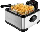 Chefman 4.3L Deep Fryer, Temp & Timer, XL Size, Perfect for Chicken, Shrimp