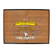 Lab Coats Not All Superheroes Wear Capes - Funny Novelty Doormat Man Cave Floor mat