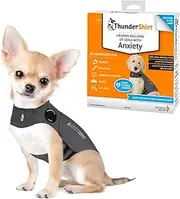 Thundershirts Dog Calming and Anxiety Jacket, XXS 9"-13.5", Heather Grey