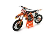 Maisto Licensed 1:6 Scale Red Bull KTM 450 SX F Factory #84 J Herling 2018 Diecast Model Bike Orange