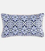 [La DoubleJ] La DoubleJ Palazzo Blue cotton cushion One Size blue