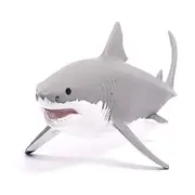 Schleich 7'' Great White Shark Animal Action Figure/Figurine Kids Play Toy 3-8y