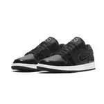 正品AIR JORDAN 1 LOW ALL STAR DD1650-001 BLACK AND WHITE 漆皮