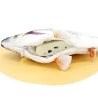 在飛比找Very buy優惠-電動魚仿真魚毛絨逗貓玩具魚魚玩具抖動跳魚玩具貓玩具