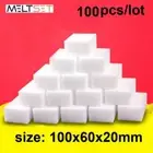 100 pcs/lot Melamine Sponge Magic Sponge Eraser Kitchen Melamine Sponge Cleaner
