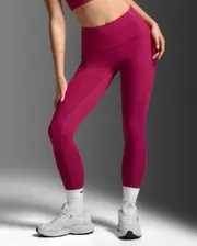 Bio Nylon Hi-Rise Compression Tights, 2XU, S, Merlot/Merlot, Female