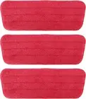 Treelen 3 Packs Microfiber Mop Pads Spray Mop Refill Replacement Heads Wet/Dry F