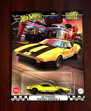 2024 Hot Wheels Premium Boulevard Series #110 Yellow De Tomaso Pantera Gruppo 4