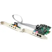 Startech 7.1 Channel Sound Card - Pci Express - 24-bit - 192khz - 7.1 Sound