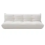 [James Lane] Harlee Misha Boucle Ivory Sofa Bed - 3 Seater