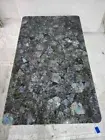Labradorite Marble Stone Dining Table Top, Gemstone Blue Marble Center Table Top