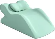 OIIBWQ Face Down Pillow Memory Foam Support Pillow Firm Support for Watching Movies Home, Gray Green