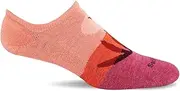 [Sockwell] Women's Agave Essential Comfort Classic Micro Socks, Peach - M/L, Peach, Medium-Large