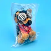 Fallout 4 Dogmeat Mini Plush Keychain Companion 3.5" Puppy Dog Ornament Figure