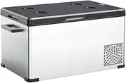 25L Portable Car Fridge & Freezer, 12V/24V/220V, for Car, Truck, Caravan, Camping, Home, Aluminium liner, Fast cooling, frozen your food up to -20 degrees