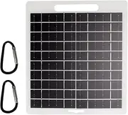 Solar Panel,Solar Charging Panel DC USB Port - High Efficiency 10W 5-12V Survival Equipment for Camping Backpacking Laptop Tablet Smartphone
