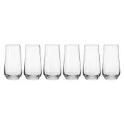 6pc Krosno Splendour 490ml Highball Glass Set - Clear