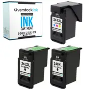 3PK PG-240XL CL-241XL Ink Cartridges for Canon PIXMA TS5120 MG2120 MG2140 MG2220