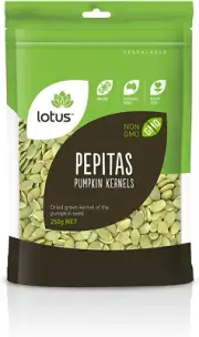 Pepitas Pumpkin Kernels, 250 G