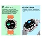 Orange Strap Smart Watch 1.39inch Round Screen SmartWatch For Andr-oid IOS P CEL