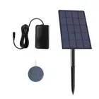 Pond Aerator 0.8L/min Solar Pond Pump Battery-free Air Pump for Fish Tank Garden