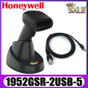 Honeywell Xenon 1952GSR-2USB-5 Wireless 2D Barcode Scanner W/ USB Cable & Cradle
