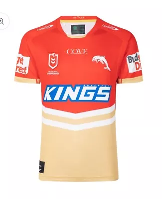 THE DOLPHINS NRL 2023 LICENSED ANZAC JERSEY MED, XL