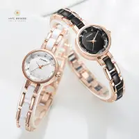 在飛比找蝦皮購物優惠-✨熱銷💥 ins風小錶盤陶瓷手錶女 白色時尚簡約氣質石英女錶