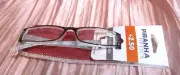 Black White Rhinestone PIRANHA OPTICS Reading Glasses +1.25 +1.50 +1.7+2.0 +2.75