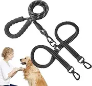 Dog Lead, 360 Swivel No Twine Double Clip Dog Lead Dog Lead, Two-Headed Comfortable Lead for Large Dogs That Pull, Medium Dogs