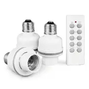 Wireless Light Bulb Socket Lamp Holder Switch - Remote Control LED Lighting Base