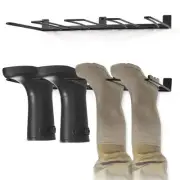 Wader Hangers 4-Pair Boot Rack Garage Storage, Cowboy Boot Holder, Metal Wire...