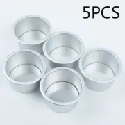 Round Mini Cake Molding Kit Bake Pudding Nonstick Kitchen Baking Tool DIY 2.5