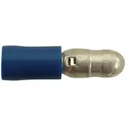 Narva 4mm 100 Piece Vinyl Crimp Terminal Male Bull