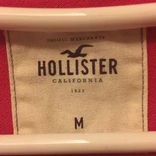 Hollister 桃紅色POLO 衫 保證正品