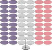 VICASKY Foot Sandpaper Discs Set 60pcs Nail Sanding Bits Nail File Discs for Dead Skin Removal Replacement