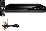 [Impecca] DVHP9117 Progressive Scan Compact HDMI DVD Player Upconvert DVDs to 1080p With LED Display View Content Via USB Input