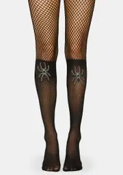 Creeping In Fishnet Tights
