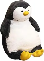 ARELUX 14in Cute Penguin Plush Stuffed Animal Hugging Pillow: Soft Large Sleeping Body Warm Fluffy Pillow Adorable Chubby Penguin Plushie Toy Creative for Friends Dormitory