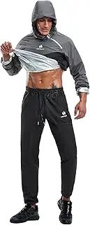 HOTSUIT Sauna Suit Men Weight Loss Sweat Exercise Gym Suit Workout Fitness