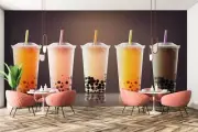 3D Pearl Tea G116 Bubble Tea Milk Tea Shop Wallpaper Wall Murals Self-adhesive