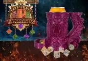 BARD Tankard Dice Tower & Vault; Pop-Beer Can Stein Flagon Mug Insert TTRPG