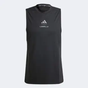 【adidas 愛迪達】LES MILLS 運動背心(IX797９ 男款運動背心 圓領 吸濕排汗 黑)