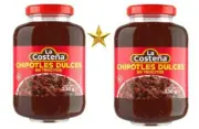 2 Bottles Sweet Marinated Chipotles in Chunks 230g Each