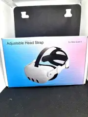 Adjustable Head Strap For Meta Quest 3 VR Headset With Soft Memory Foam Leather
