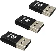 DP - DisplayPort Display Emulator EDID Emulator Plug (fit Headless 2560x1600@60Hz)-3Pack
