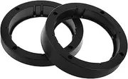 GLEAVI 2 Pcs Car Audio Speaker Spacer Adapter Rings Thick Plastic Mounting Bracket for Enhanced Sound for Modified Speaker Installations Vehicles