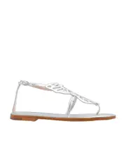 Butterfly flat sandals 37 White